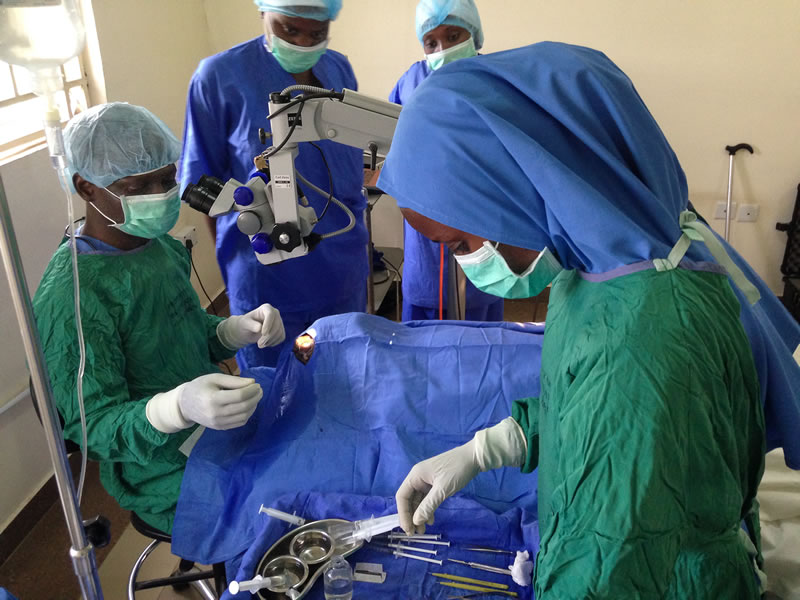 Glaucoma care requires skilled personnel who can work in teams. Image credit: Mohammed Abdull